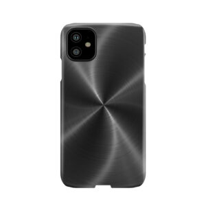 Dark Gray Stainless Shiny Steel Metal Look Phone Case