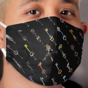Dark Keyblades Cloth Face Mask