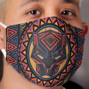 Dark Panther Tribal Edition Cloth Face Mask