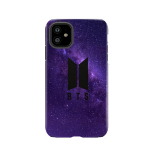 Dark Purple Galaxy Bts Logo Tough Phone Case