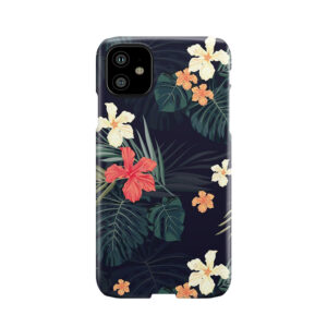 Dark Tropical Flowers Phone Case