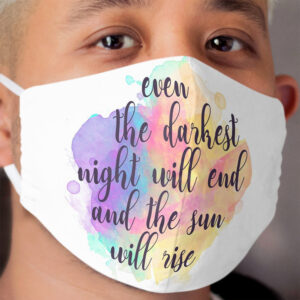 Darkest Night #2 Cloth Face Mask