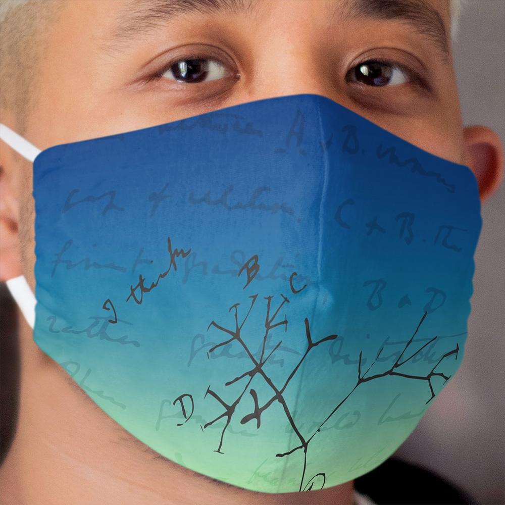 Darwin Thinks Cloth Face Mask