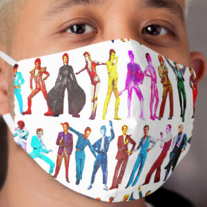 David Bowie FROM ZIGGY TO BERLIN Cloth Face Mask