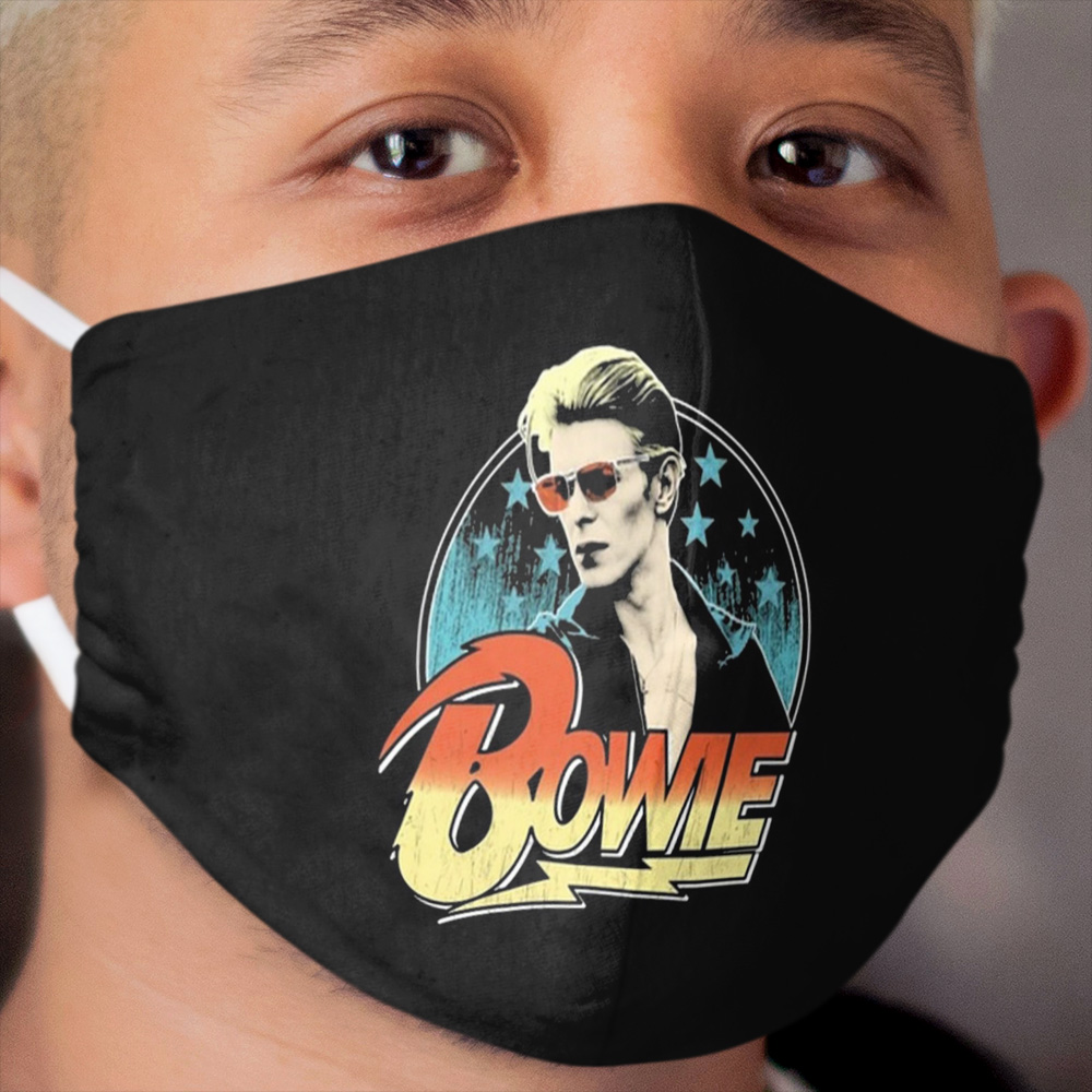 David Bowie Cloth Face Mask