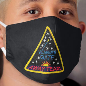 Death Cult Heavens Gate Away Team Patch Cloth Face Mask