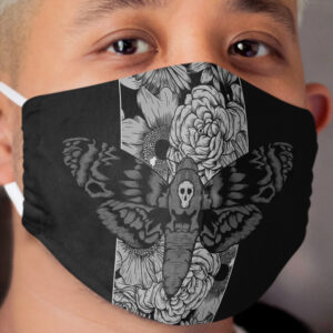 Death moth Cloth Face Mask