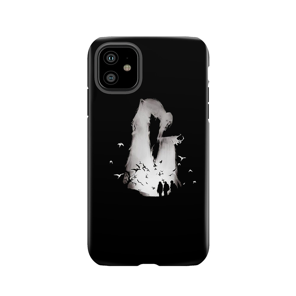 Deathly Hallows Greeting Death Tough Phone Case