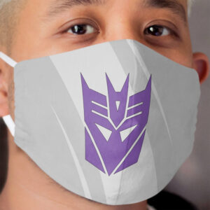 Decepticons Cloth Face Mask Transformers Megatron Decepticon Transformer Cloth Face Mask