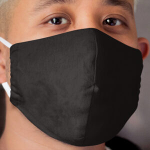 Deep Black Cloth Face Mask