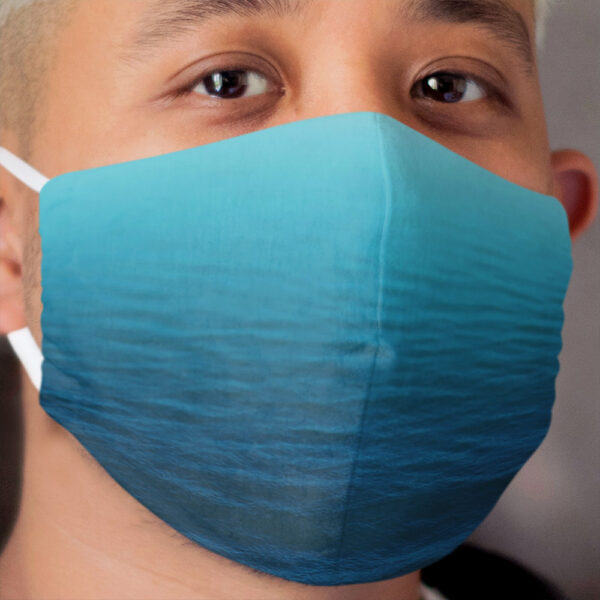 Deep Blue Cloth Face Mask