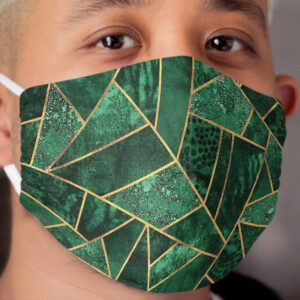 Deep Emerald Cloth Face Mask