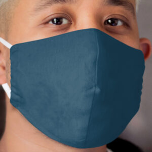 Deep Sailor Blue solid colour Cloth Face Mask