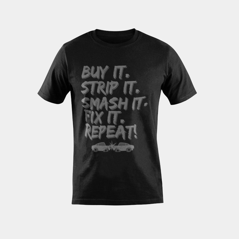 Demolition Derby Crashing Cars Destruction Smash It Driver T-Shirt