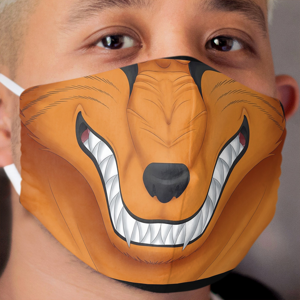 Demon Fox Cloth Face Mask