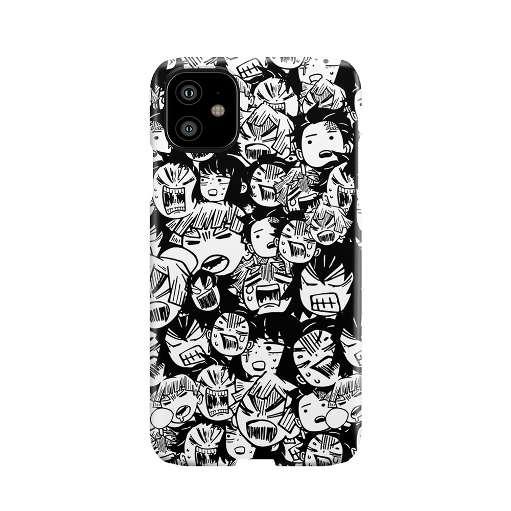 Demon Slayer Faces Phone Case