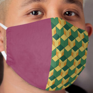 Demon Slayer Kimetsu No Yaibi - Giyuu's Kimono Design Cloth Face Mask