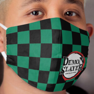 Demon Slayer Tanjirou pattern Cloth Face Mask