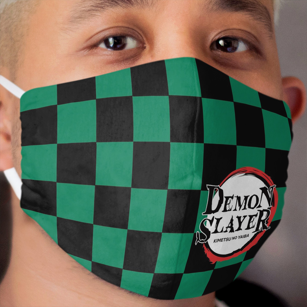 Demon Slayer Tanjirou pattern Cloth Face Mask