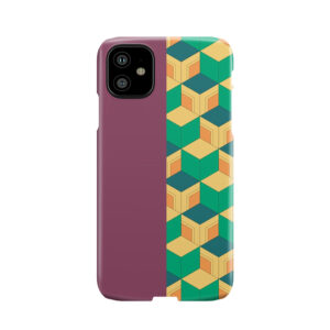 Demon Slayer Tomioka Giyuu Haori Pattern (1.1 - Contrast) Phone Case