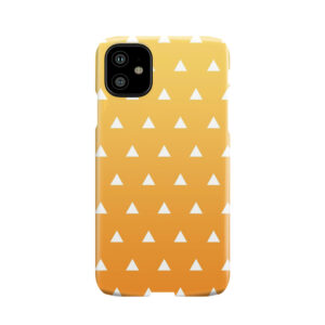 Demon Slayer Zenitsu Agatsuma Haori Pattern Phone Case