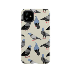 Design 33 - The Pigeons Tough Phone Case