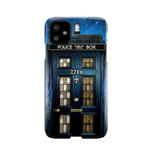 Detective Phone Box With 221B Number Phone Case