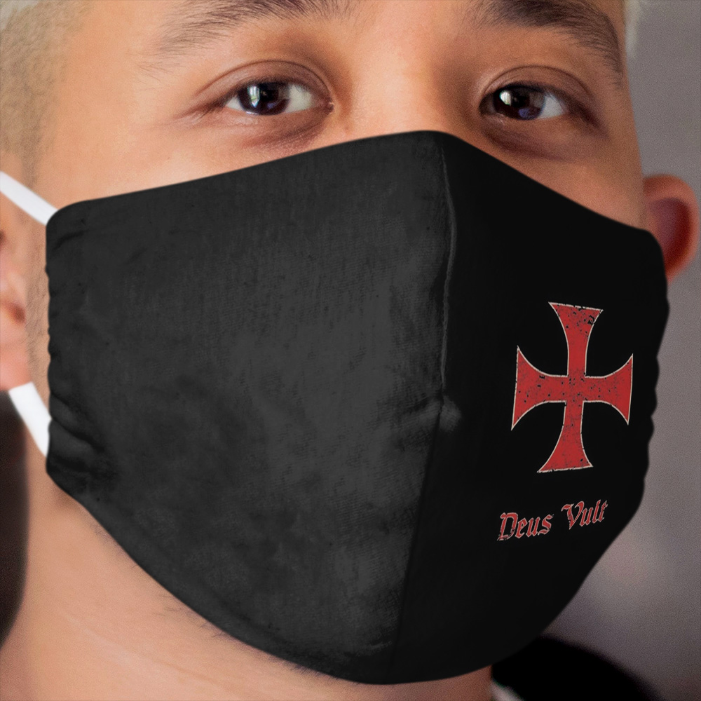 Deus Vult Cloth Face Mask