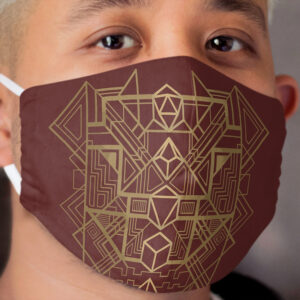 Dice Deco Gold Cloth Face Mask