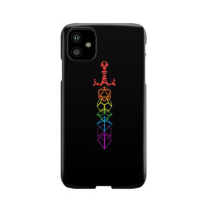Dice Sword Lgbt Pride Inspired Tabletop Rpg Gaming Phone Case
