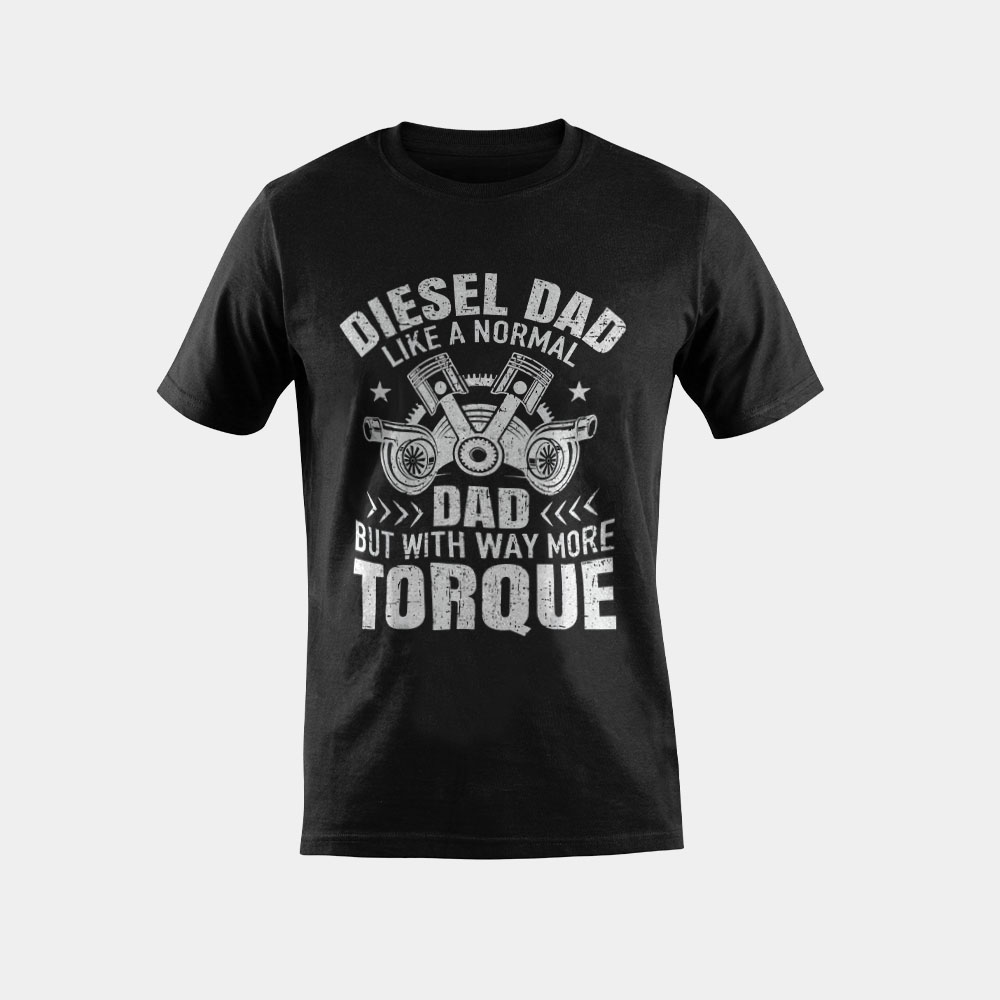 Diesel Mechanic Dad Automobile Fathers Day Funny Gift T-Shirt