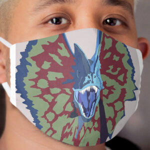 Dilophosaurus Cloth Face Mask