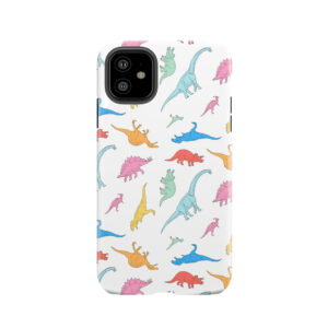 Dino Doodles Tough Phone Case