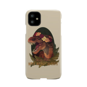 Dinosaur Eats Man Phone Case