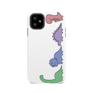 Dinosaur Illustrations Tough Phone Case