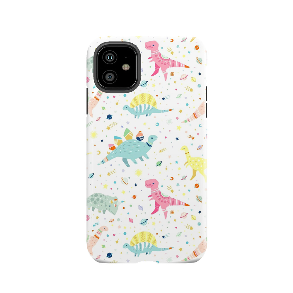 Dinosaur Pattern Tough Phone Case