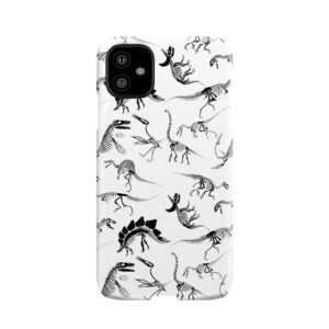 Dinosaur Skeleton Diagrams Phone Case