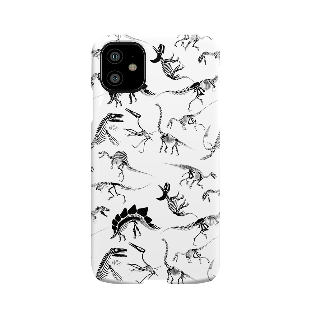 Dinosaur Skeleton Diagrams Phone Case