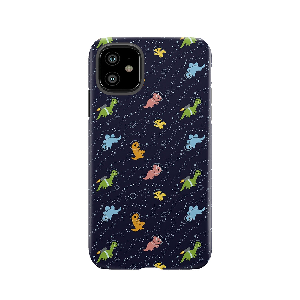 Dinosaurs In Space 2 Tough Phone Case