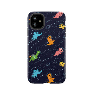 Dinosaurs In Space Tough Phone Case