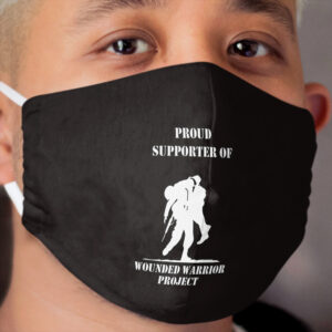 Discover Cool Wounded Warrior Project Print Design Men's Ideal Short Sleeve T Cloth Face Mask