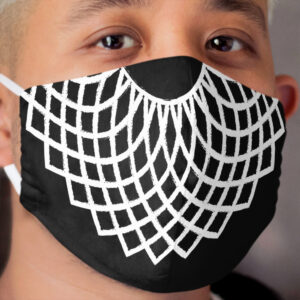Dissent collar, rbg poster, RUTH BADER GINSBURG, lawyer gift Cloth Face Mask