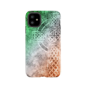 Distressed Irish Celtic Cross Tough Phone Case