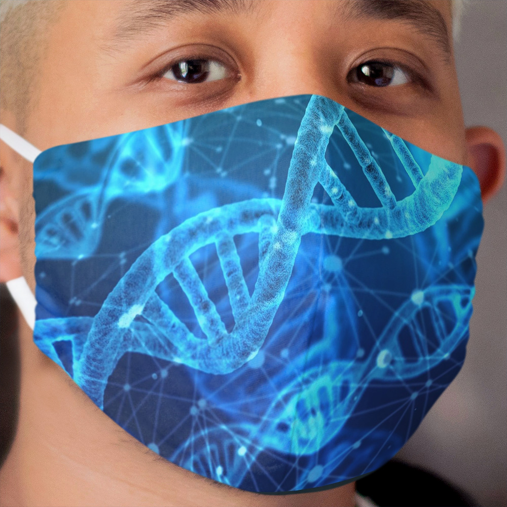 DNA Science For Science Fans Biology Teachers Geeks Cloth Face Mask