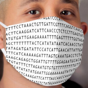 DNA Sequence - The Genetic Code Cloth Face Mask