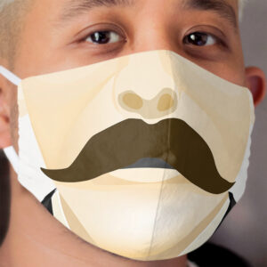 Doc Holliday Mustache Cloth Face Mask