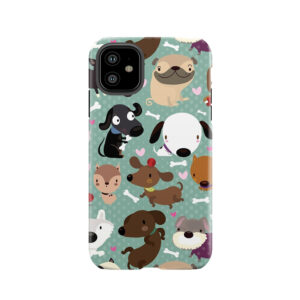 Dog Pattern Tough Phone Case