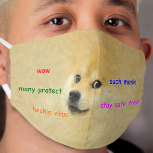 Doge Wow Such Cloth Face Mask