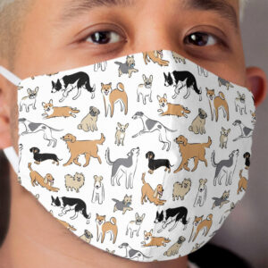 Dogs Fun Cloth Face Mask