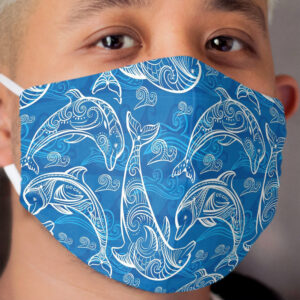 Dolphin Cloth Face Mask